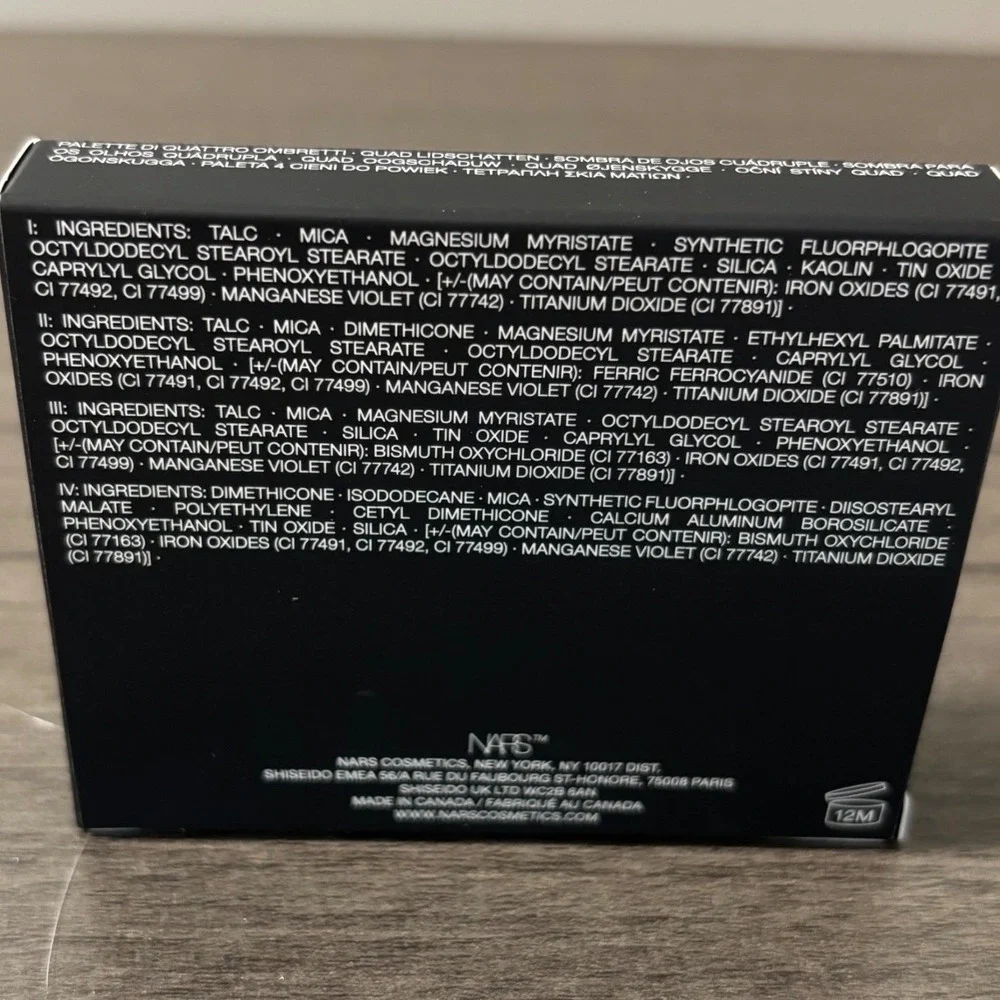NEW NARS‎ Quad Eyeshadow Kuala Lumpur 0.03 oz